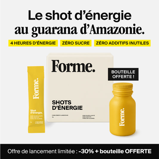 Shots d’énergie au GUARANA – Citron, Gingembre